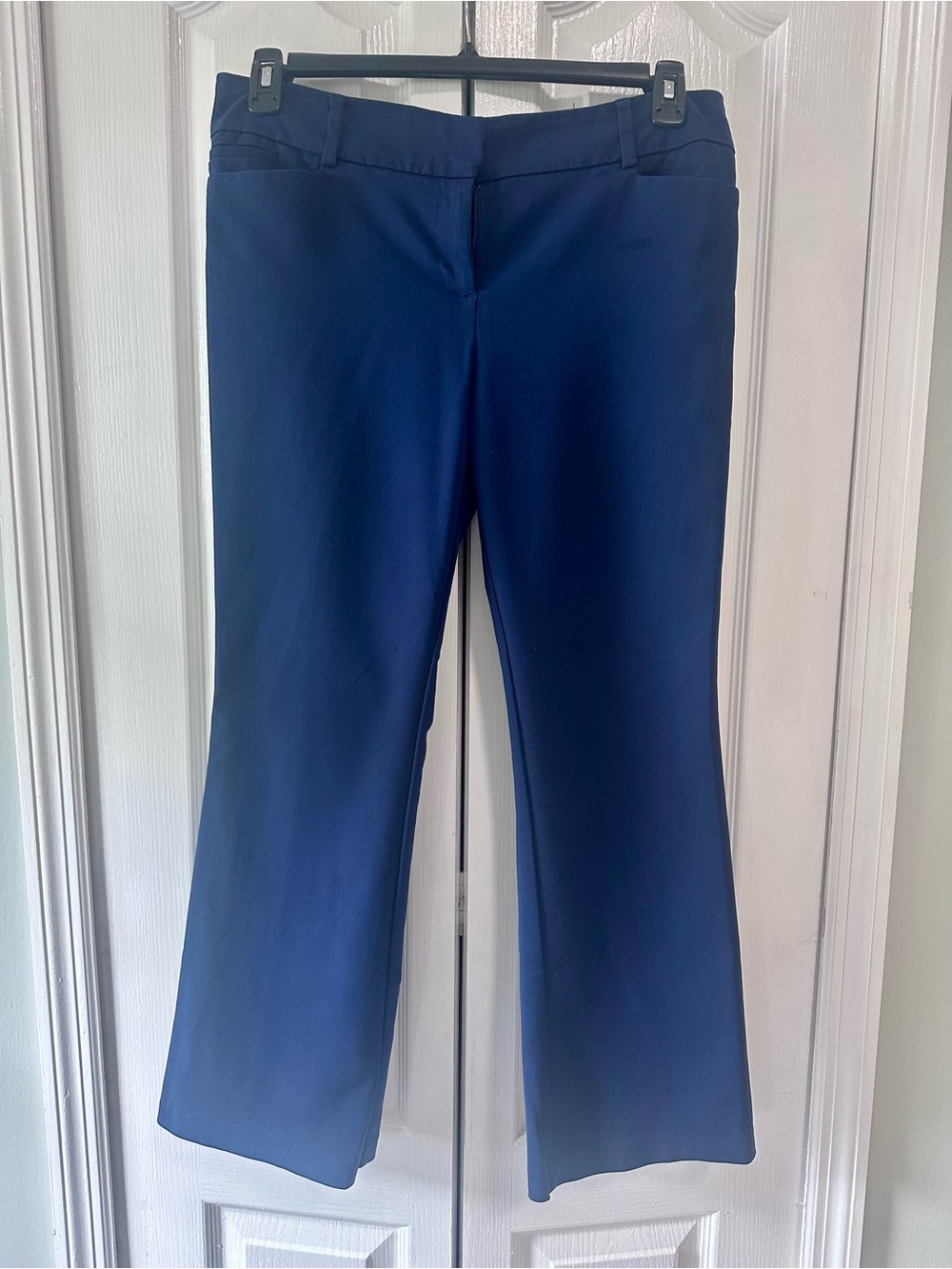 New York & Company Navy Wide-Leg Dress Pants